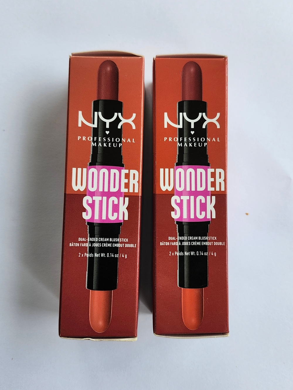 2 New Nyx Wonder Stick Amber & Fuchsia